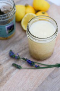 lemon lavender dressing, lavender dressing