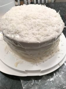 dairy-free coconut lemon cake