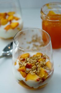 Peach and Apricot Parfaits