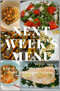 meal planning, leafy greens