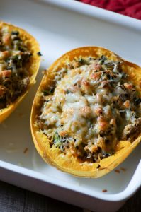 stuffed spaghetti squash